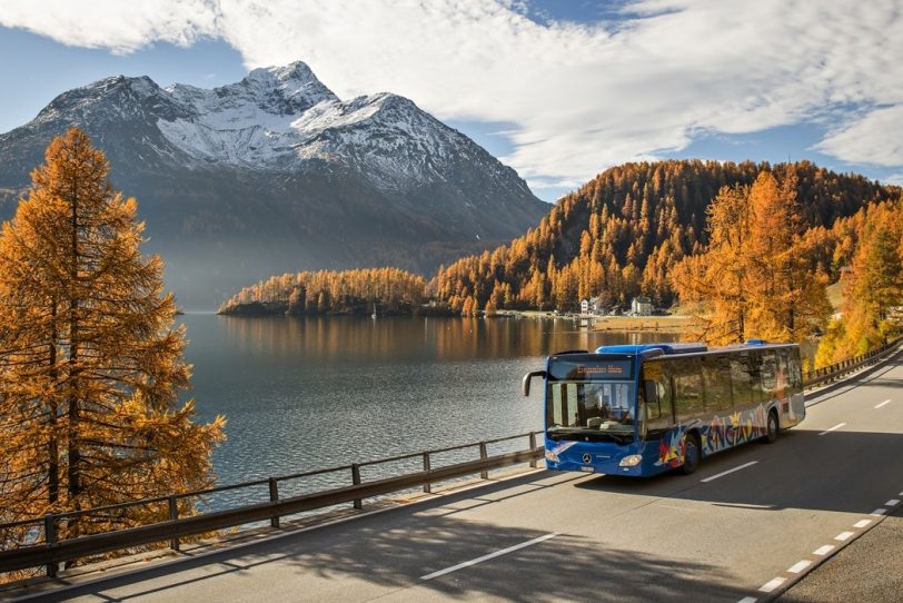 Engadin Bus Herbst